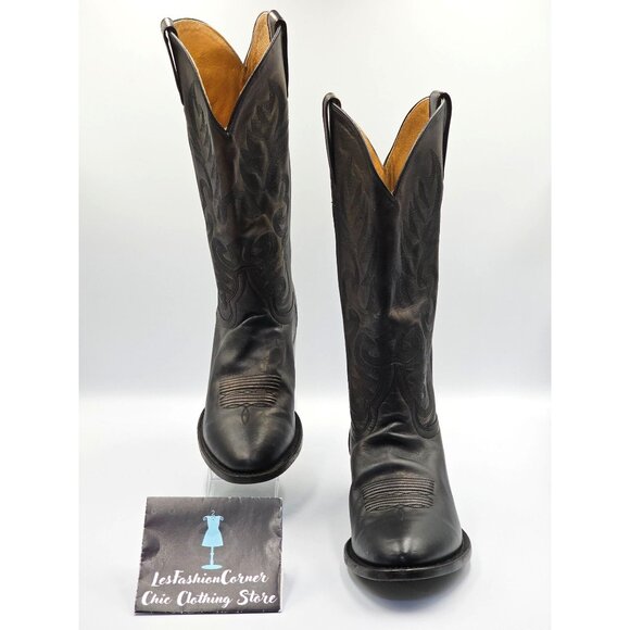 Cody James Men's Brown Metallic Western Leather Round Toe Boots Size 8.5D 2552 - Picture 2 of 16